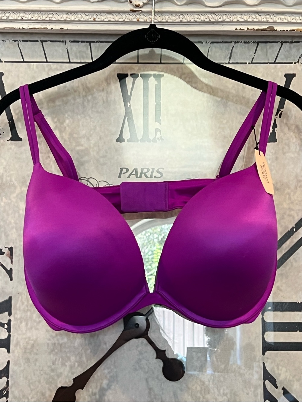 Victoria Secret Purple Satin Push-Up Bra by